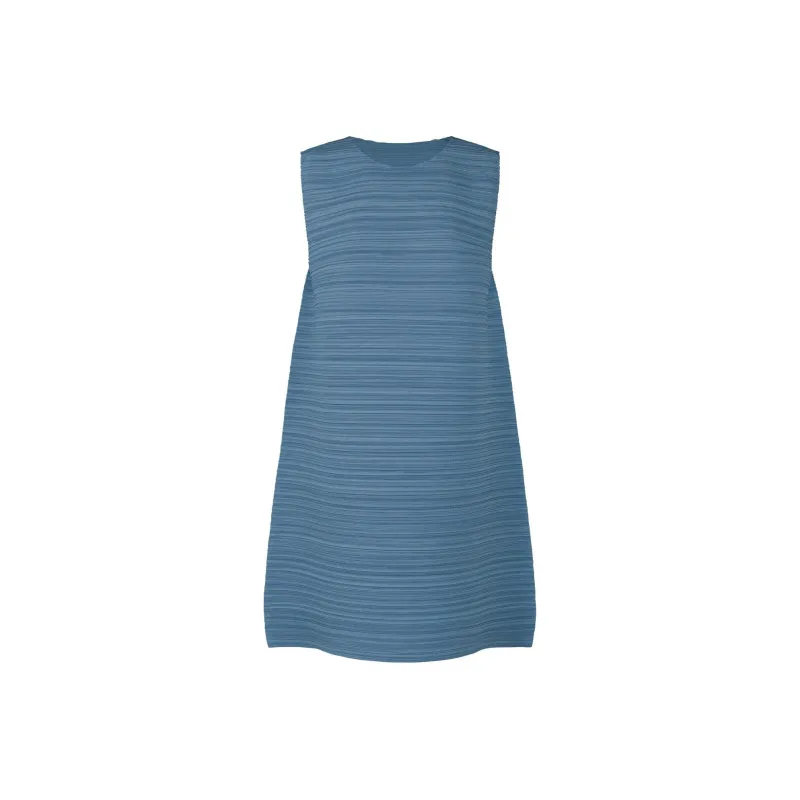 PLEATS PLEASE ISSEY MIYAKE Sleeveless Dress Women's Blue-0