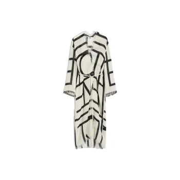 TOTEME Geometric print Wrap Dress