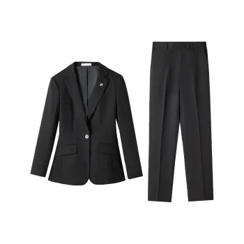 HLA Business Suits Women's Black Y3 Suit+Suit Pants