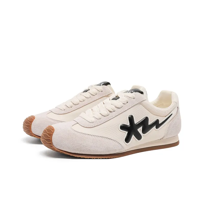 B.Duck Summer Travis Scott X AJ1 Lightning Collection Casual Shoes Women's Low Top Beige/Yellow/Red/Pink-1
