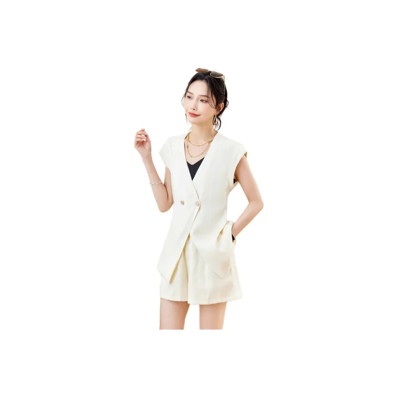 TERRE BLEUE Casual Suit Women's Apricot-0