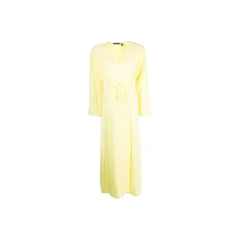 Rotate Long-Sleeved Dresses Women's Light Yellow