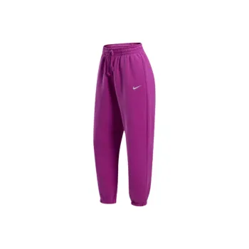 Nike Sportswear Phoenix Fleece Knitted Sports Pants Women's Hot Spicy Fuchsia