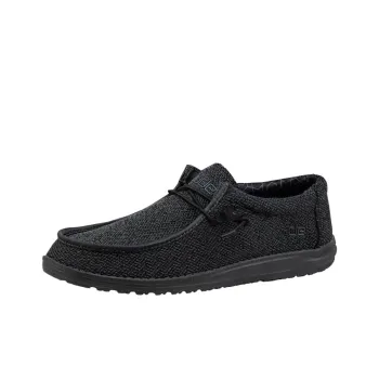 Heydude Wally So Casual Shoes Men's Black