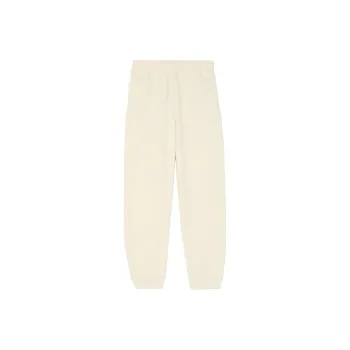 Victoria's Secret PINK Ivy Fleece Campus Sweatpants/WSB Knitted Sports Pants Women's White Shell Accessory