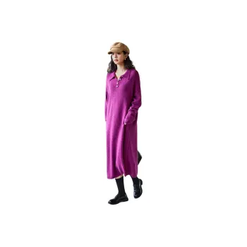 Demana Long Sleeved Dresses Women's Rose Purple