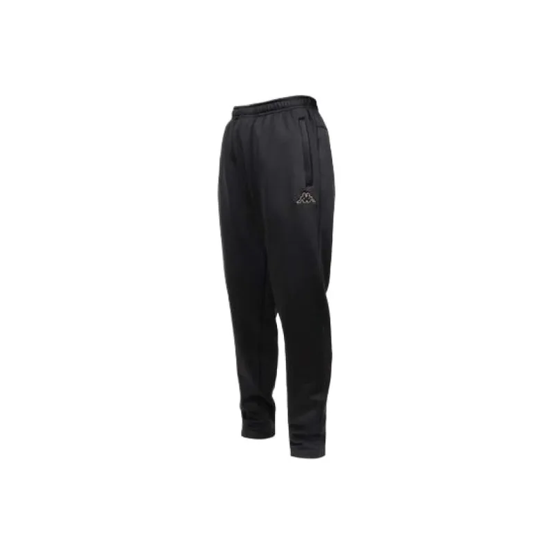 Kappa Knitted Sports Pants Women's Black Coral Pink-0