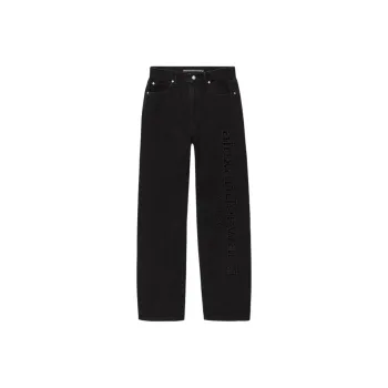 Alexander Wang Ez Embroidered Straight leg Trousers