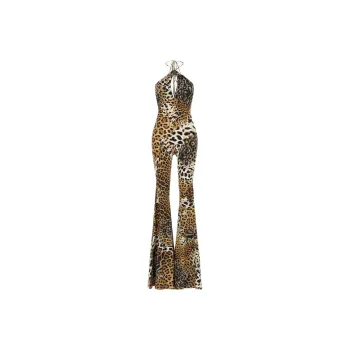 Roberto Cavalli Leopard print Flared Jeans