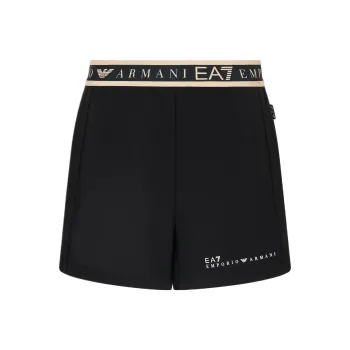EMPORIO ARMANI EA7 Casual Shorts Women's Black