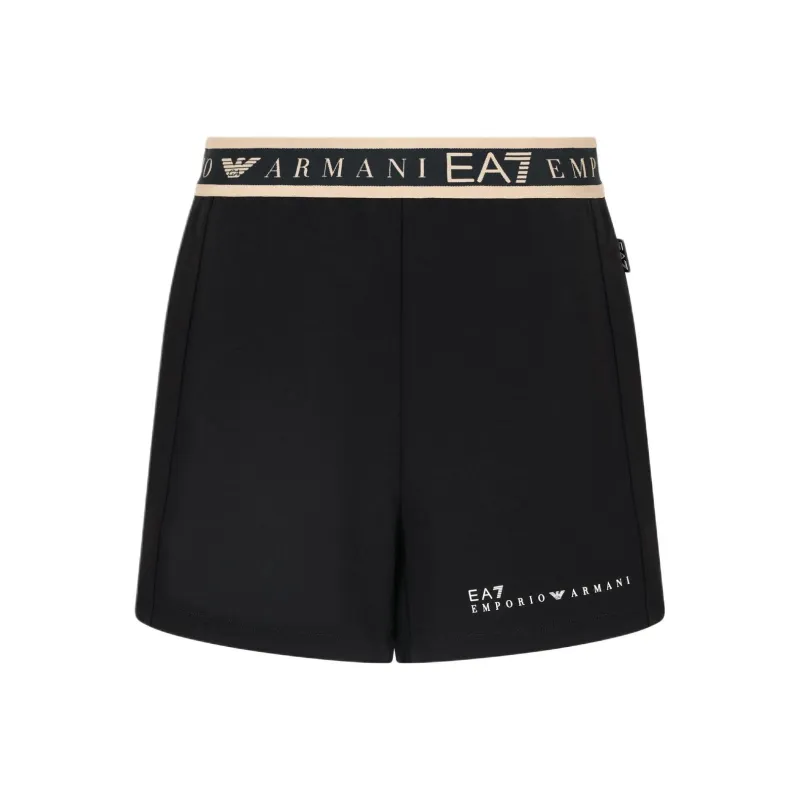 EMPORIO ARMANI EA7 Casual Shorts Women's Black-0