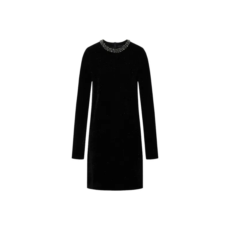 MOCO Long Sleeved Dresses Women's Black-0
