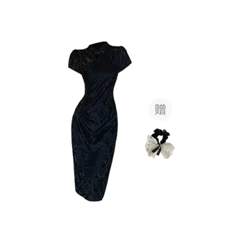 PAVEA Short Sleeved Dress Women's Black