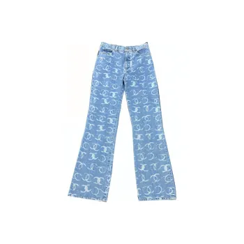 CHANEL Jeans Women's Blue