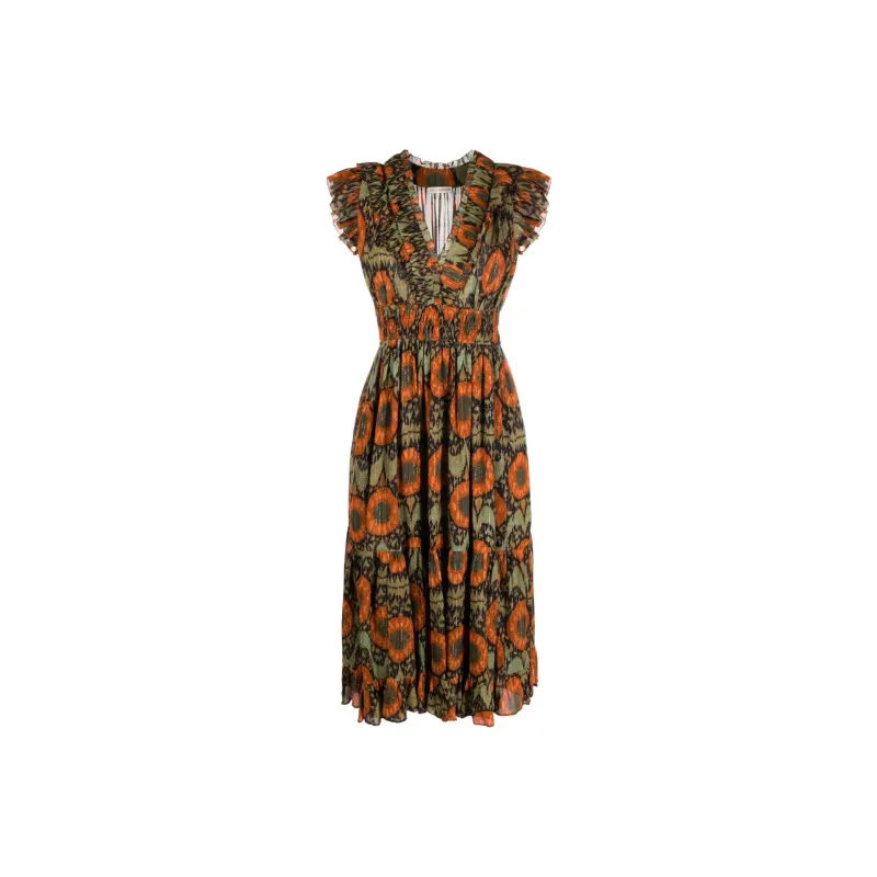 Ulla Johnson Naiya Abstract print Dress-0
