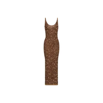Valentino Slip Dresses Women's Brown
