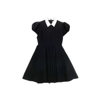 DIOR Short-Sleeved Dresses Women's Black