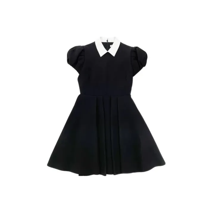 DIOR Short-Sleeved Dresses Women's Black-0