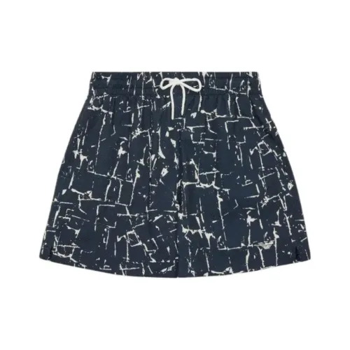 EMPORIO ARMANI SS25 Beach Shorts Men's Dark Blue