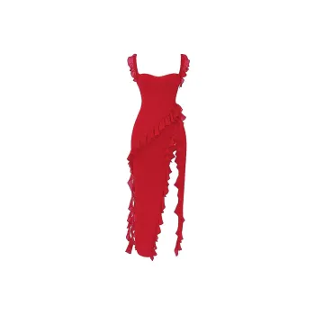 HOUSE OF CB Slip Dress Women's Cherry Red