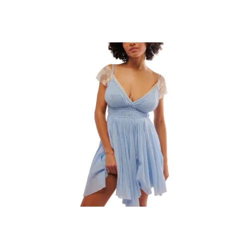 FREE PEOPLE FP One Delia Slip Slip Dresses Women's Crisp Morning/Refreshing Morning