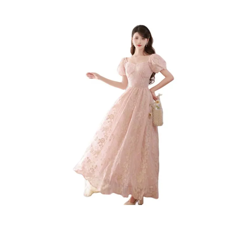 ONNFB Short Sleeved Dress Women's Rose Pink-0