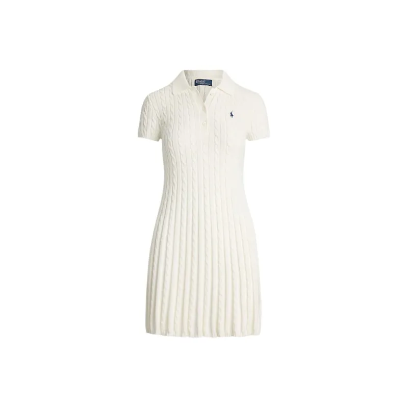 Polo Ralph Lauren Cable knit Polo Dress-0