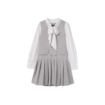 WESTLINK Long Sleeved Dress Women's Black+White