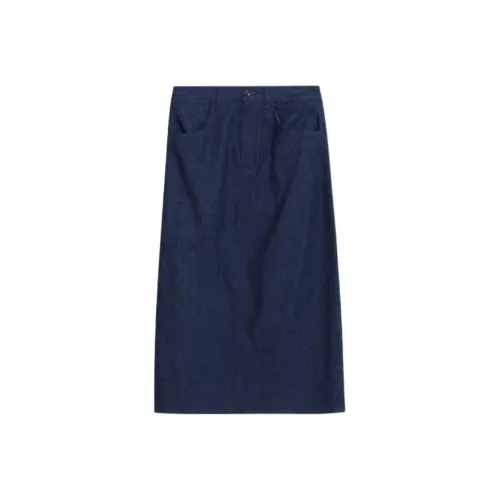 Journey Originals Denim Long Skirts Women's Vintage Blue