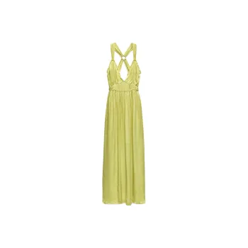 ZARA Sleeveless Dress Women's Lime