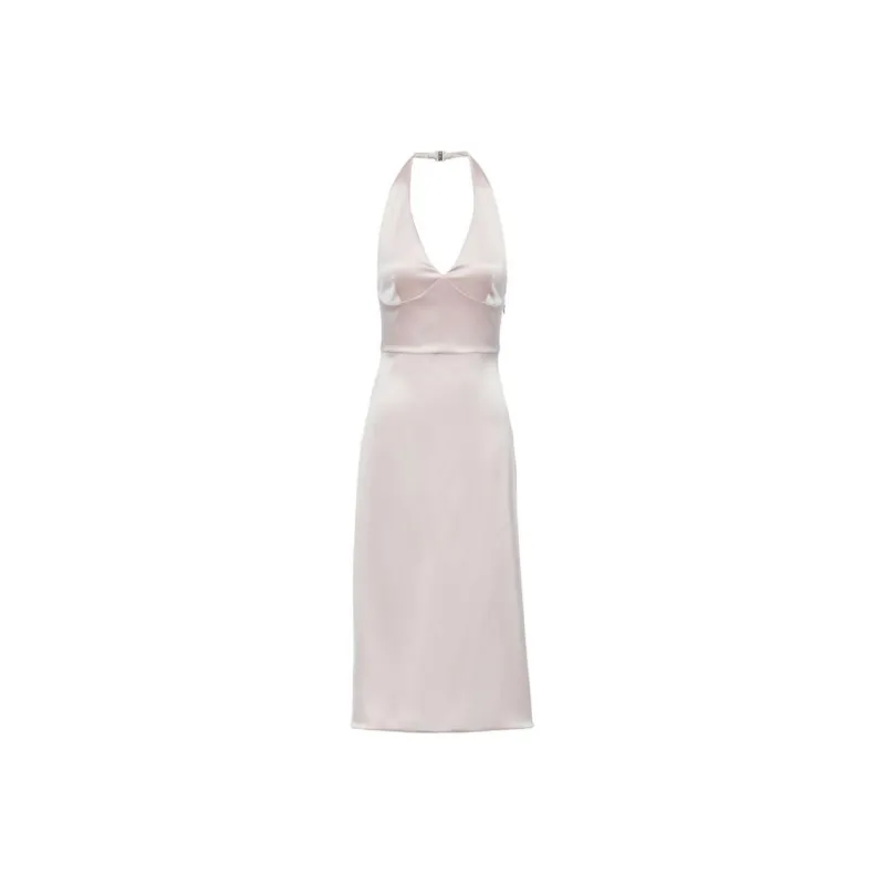 PRADA Re Edition 1995 Halterneck Midi Dress-0