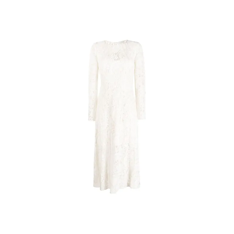 Zimmermann Devi Floral-lace Panelled Midi Dress-0