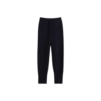 TOTEME SS25 Knitted Sports Pants Women's Marine Blue
