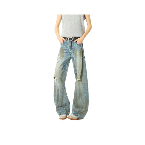 SUNSETMONENT Jeans Unisex Blue