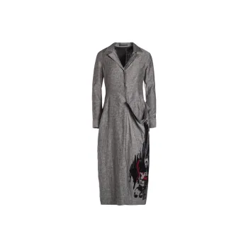 Yohji Yamamoto Y's FW24 Long-Sleeved Dresses Women's Gray