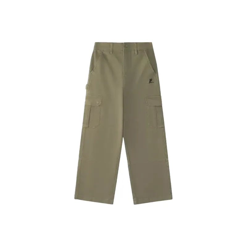 FILA FUSION FUSION LIFEFOB FW24 Cargo Pants Women's Pale Green Butterfly-0