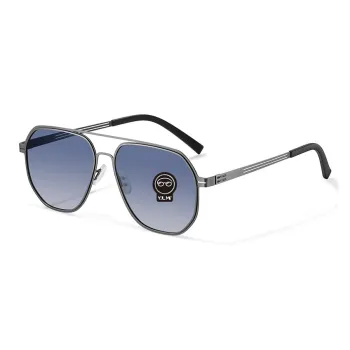 YALMY Stainless Steel Aviator Sunglasses Unisex