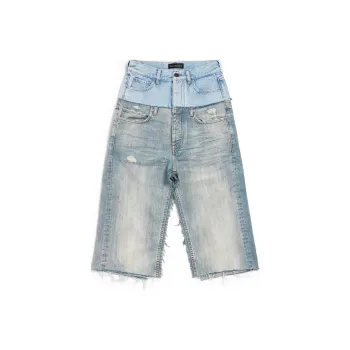 Balenciaga Denim Long Skirts Regular Women's Blue