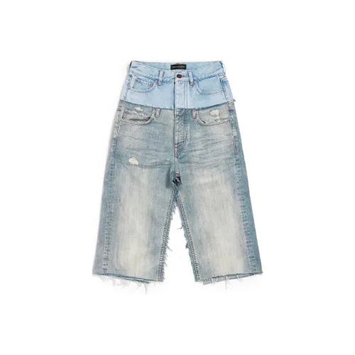 Balenciaga Denim Long Skirts Regular Women's Blue