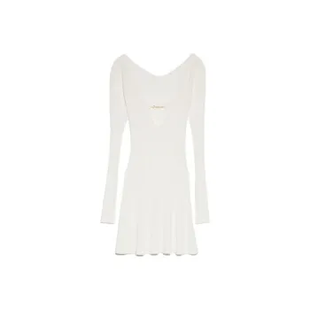 Jacquemus La Mini Robe Pralu Dress Off White