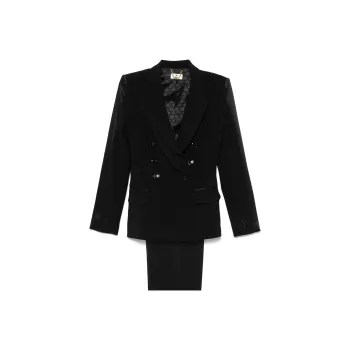 Elisabetta Franchi Crêpe Double Breasted Tailored Suit