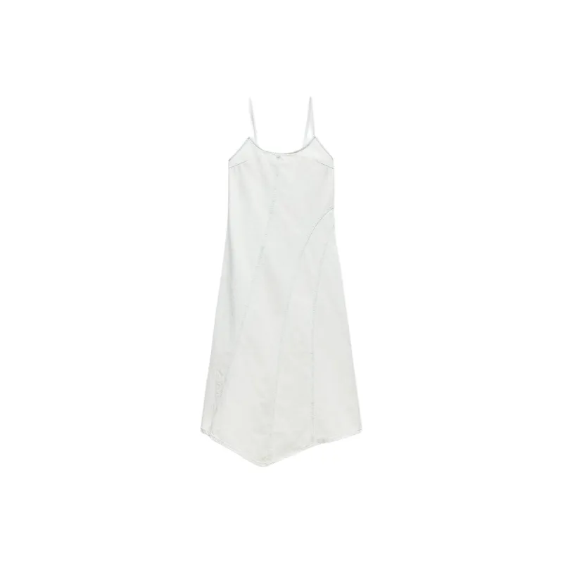 ZARA Slip Dresses Women's Sky Blue-0