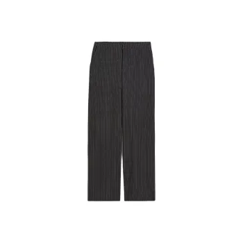 H&M Suit Trouser Women's Dark Gray/Pinstripe
