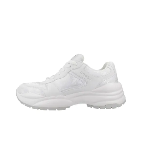 GUESS Zeppa Low Top Casual Shoes Women's White