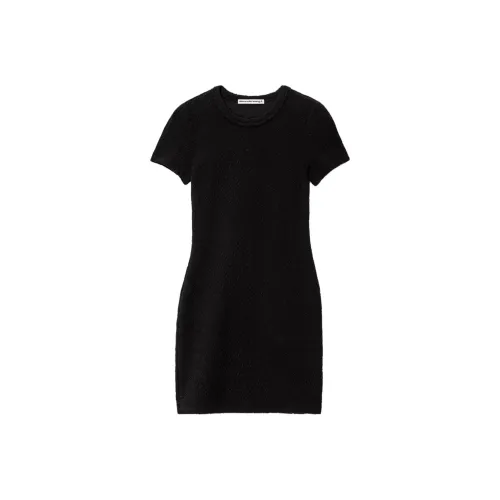 Alexander Wang SS24 Short Sleeved Dress Women's Black
