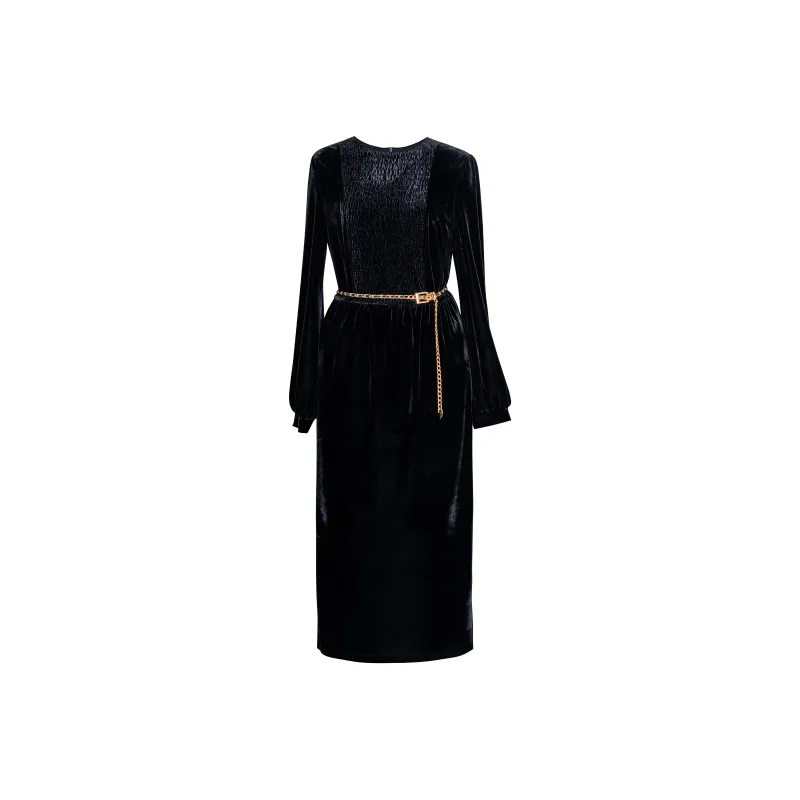 ROEYSHOUSE Long Sleeved Dresses Women's Black-0