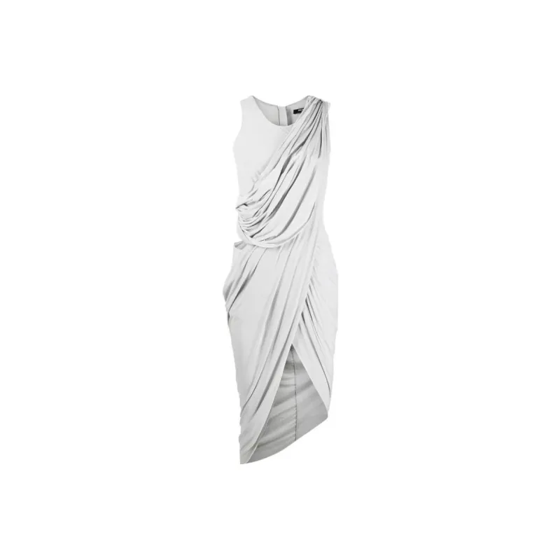 BALMAIN Sleeveless Dresses Women's Gray-0