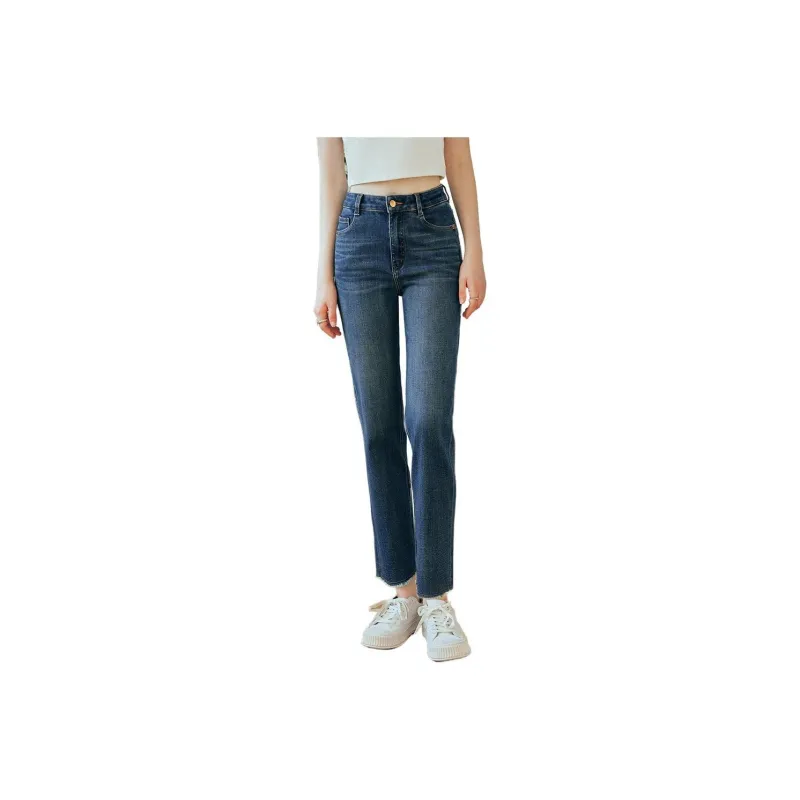 Olrain Jeans Women's Denim Blue-0