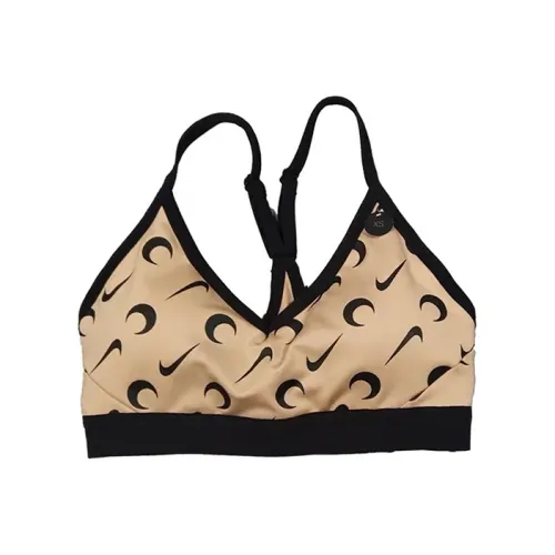 Nike X Marine Serre Sports Bra Beige