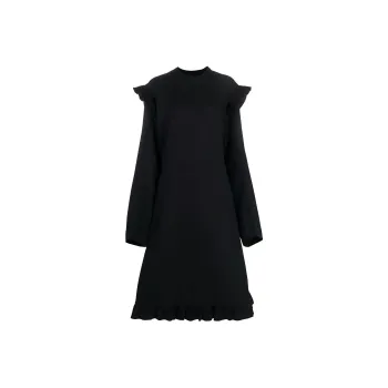 Vetements Ruffle detail Midi Dress